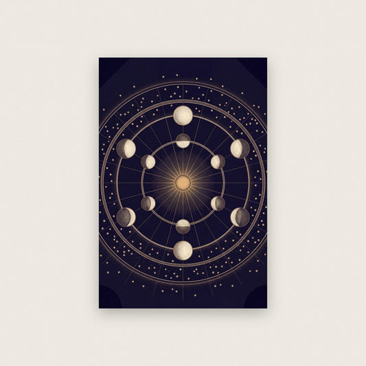 Venus Celestial Chart Art Print