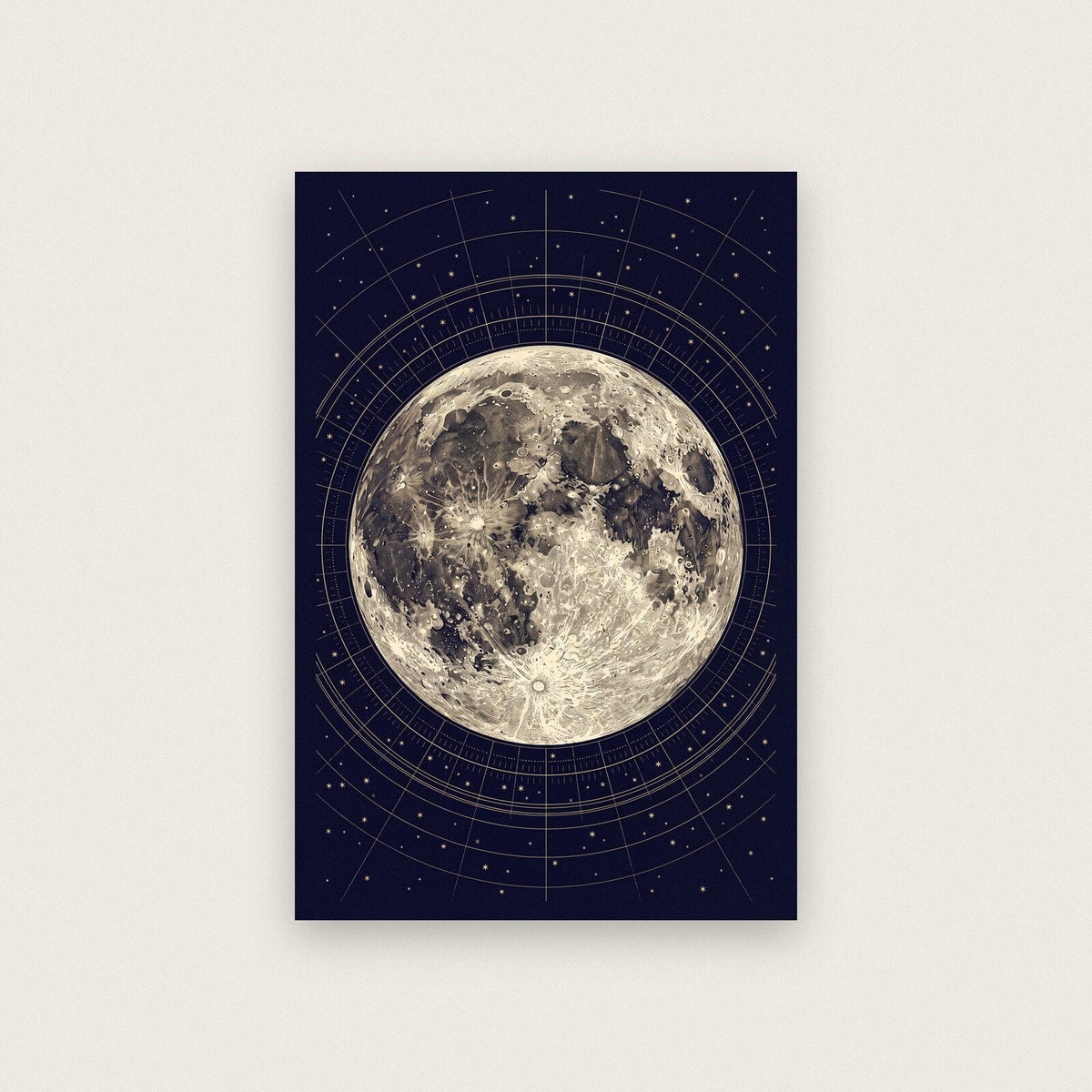 Luna Celestial Chart Art Print