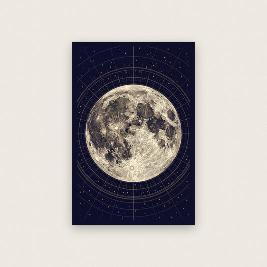 Luna Celestial Chart Art Print