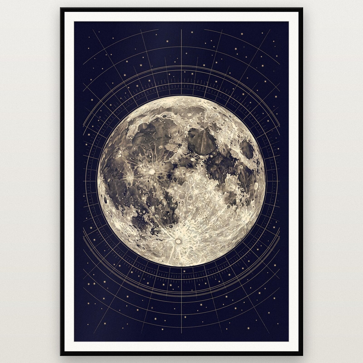 Luna Celestial Chart Art Print