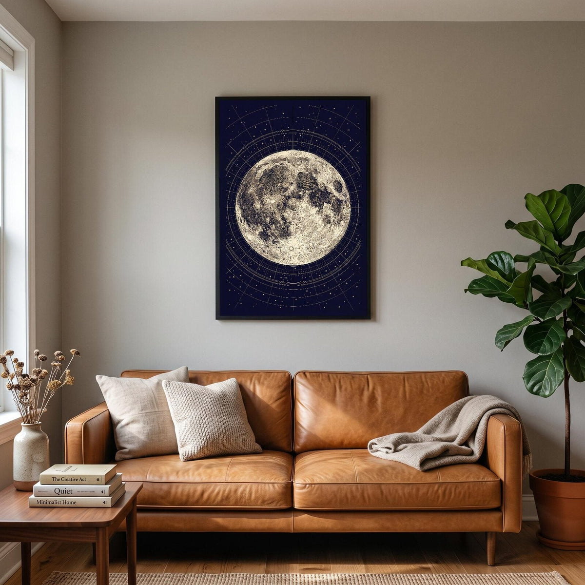 Luna Celestial Chart Art Print