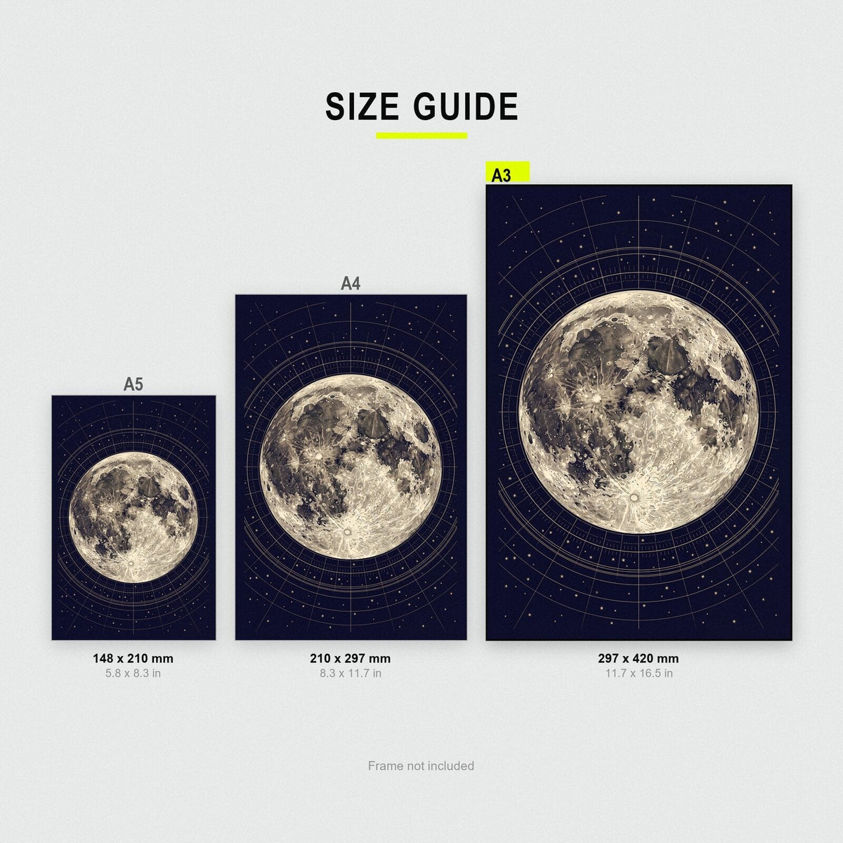 Luna Celestial Chart Art Print