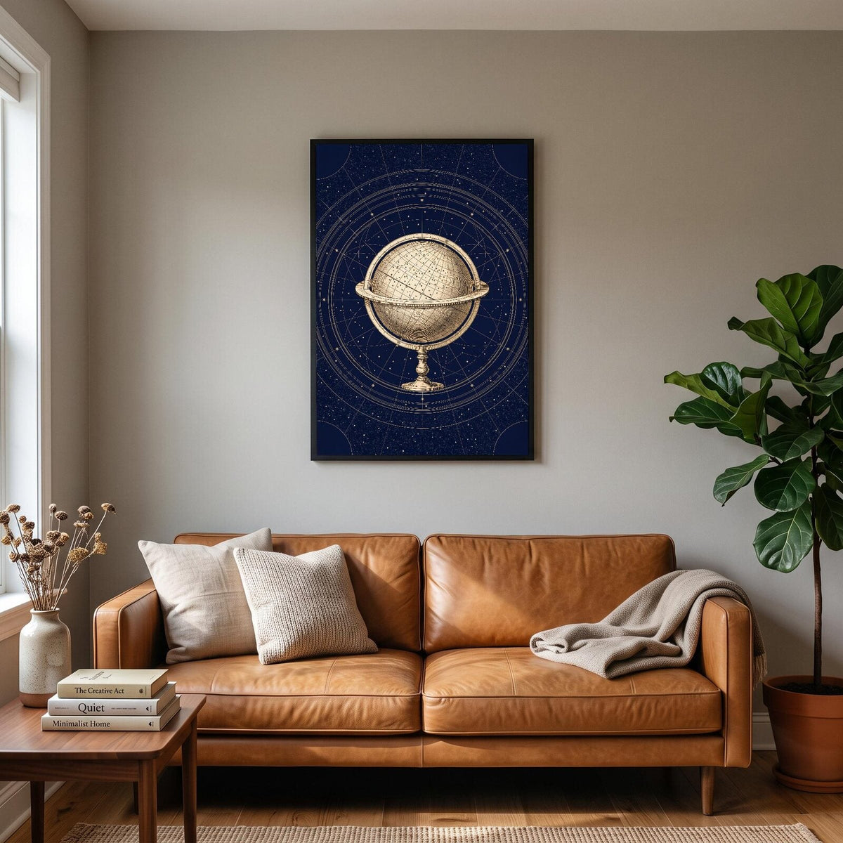 Celestial Globe Celestial Chart Art Print