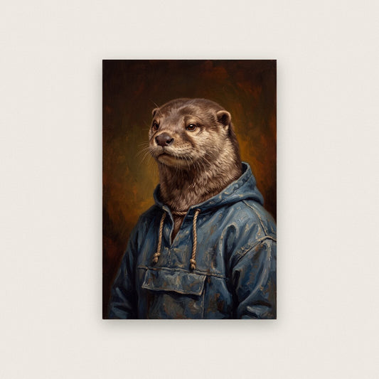 Otter The Gentry Animal Portrait Art Print