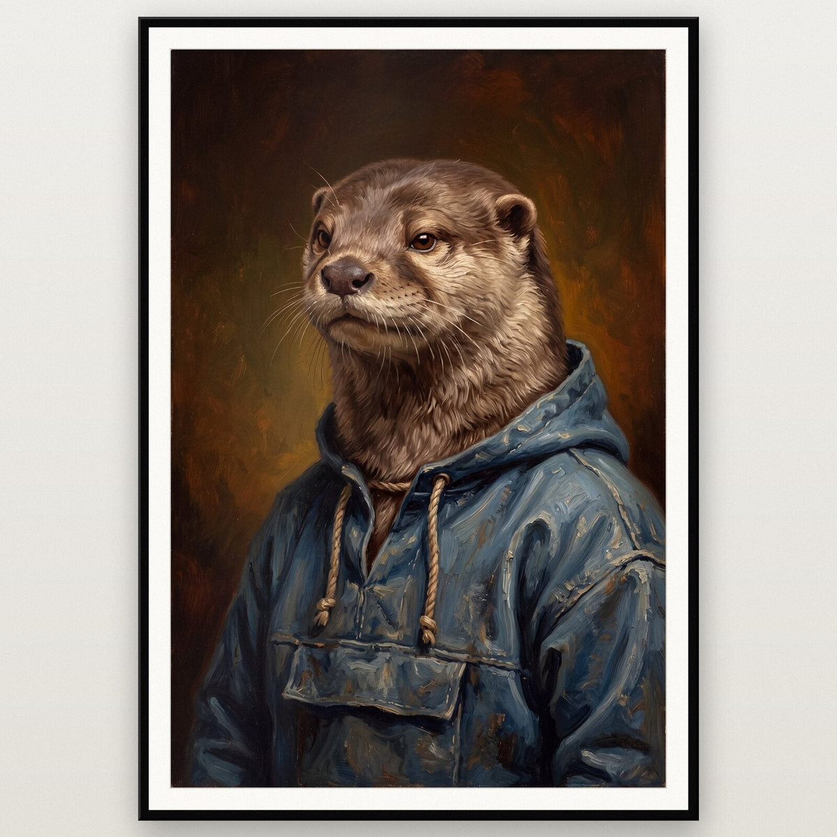 Otter The Gentry Animal Portrait Art Print