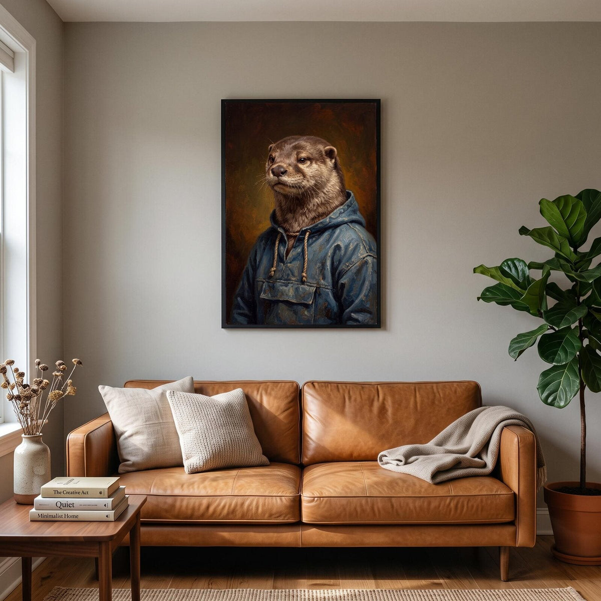 Otter The Gentry Animal Portrait Art Print