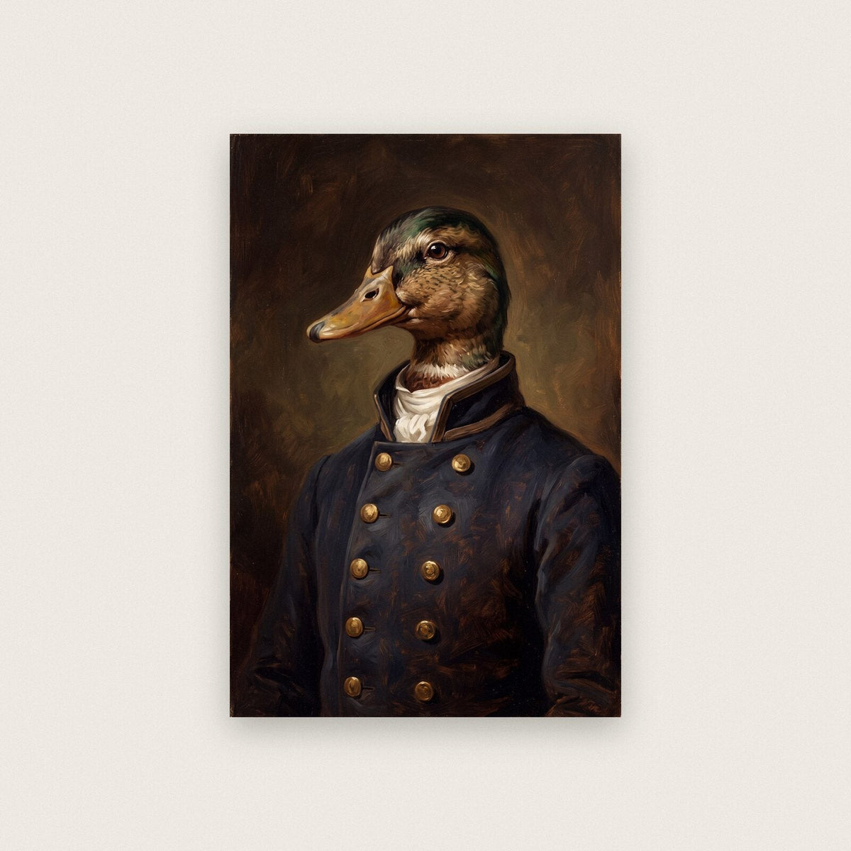 Duck The Gentry Animal Portrait Art Print