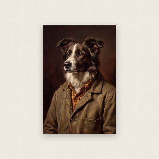 Collie The Gentry Animal Portrait Art Print