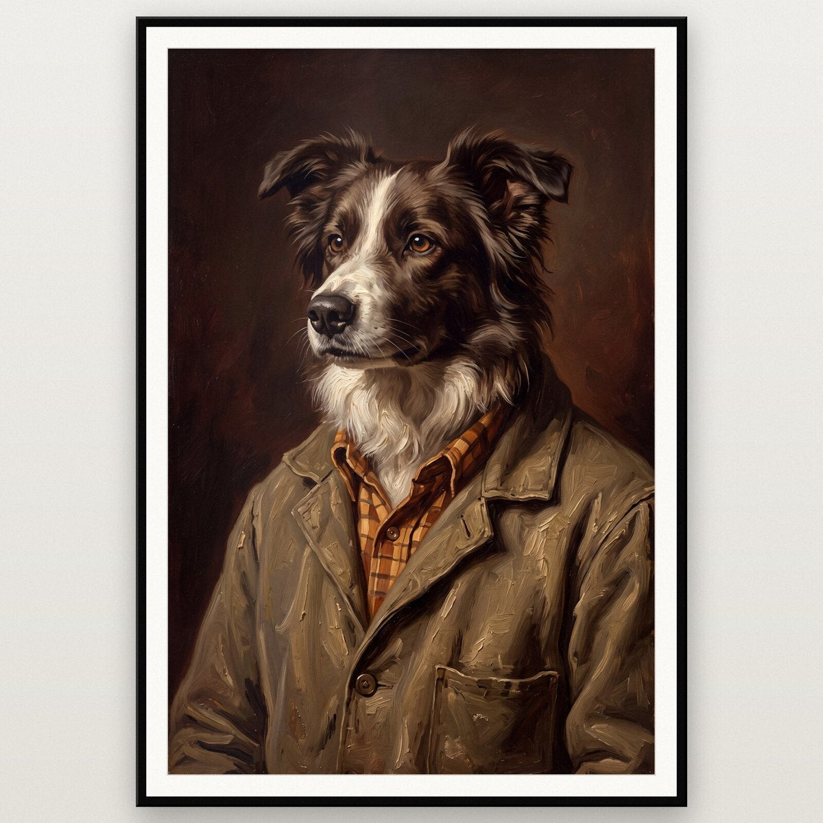 Collie The Gentry Animal Portrait Art Print