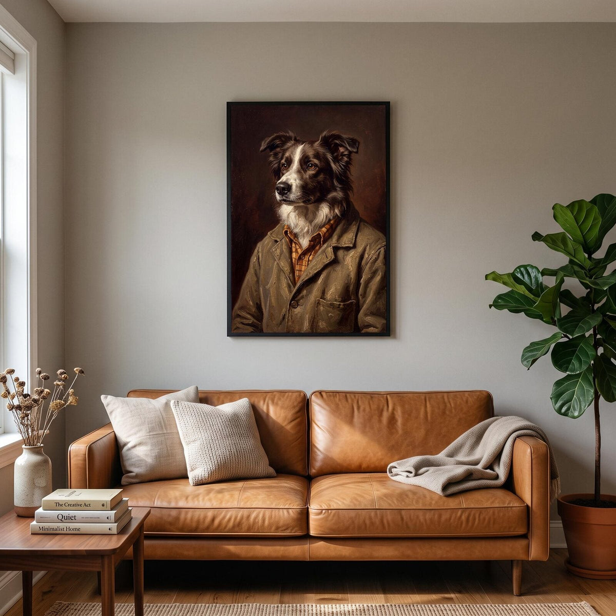 Collie The Gentry Animal Portrait Art Print