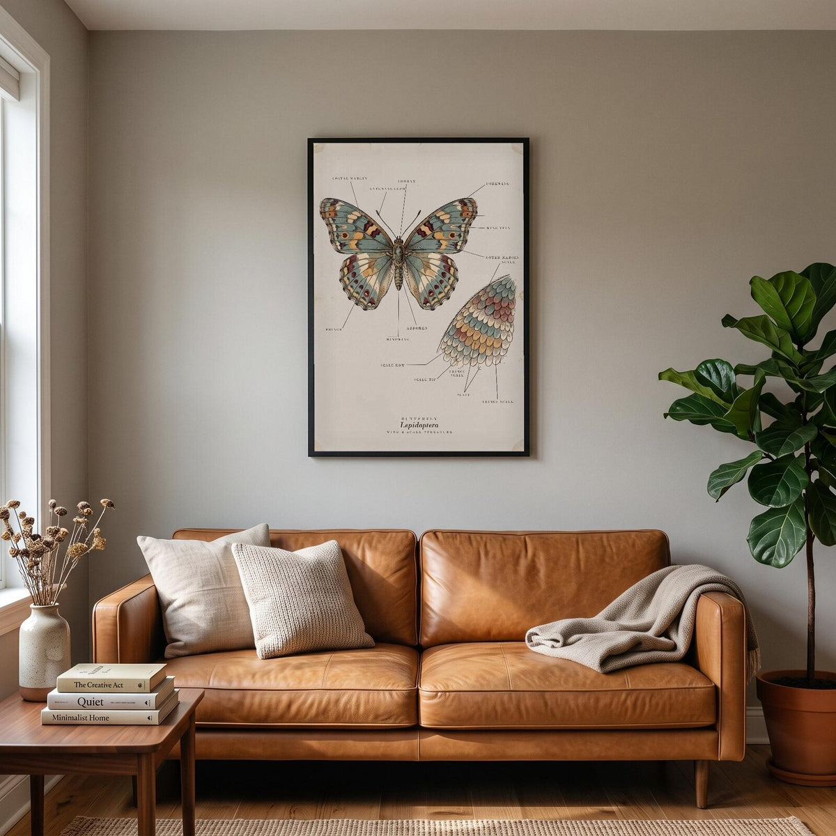 Butterfly Specimen Plate Art Print