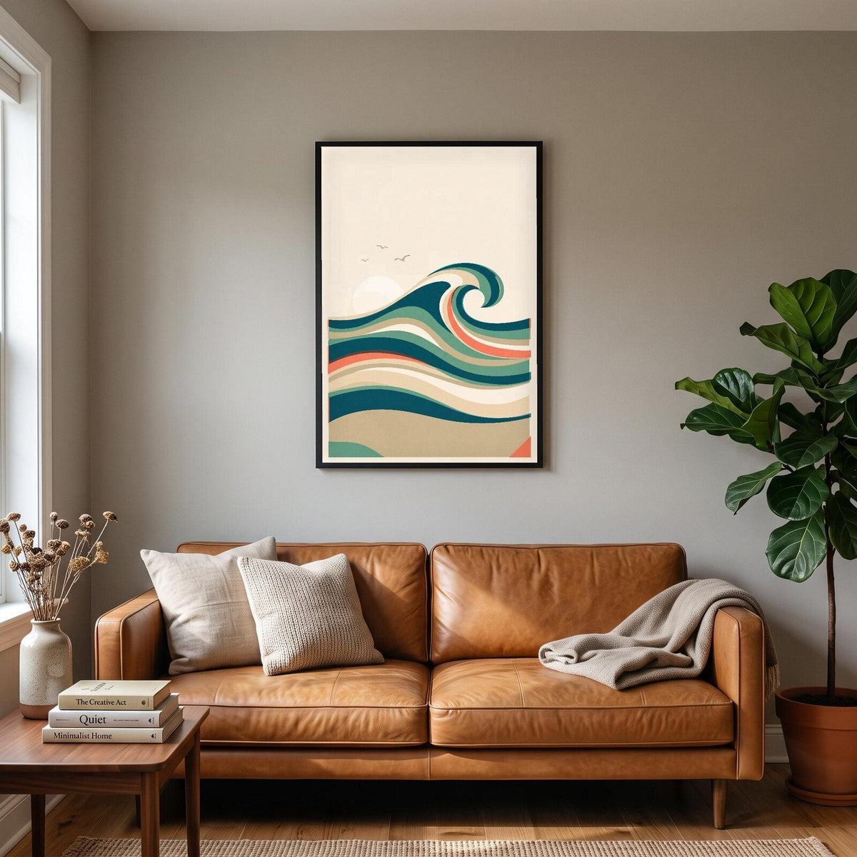Wave Tide Coastal Art Print
