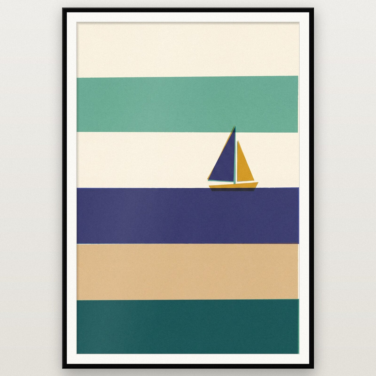 Sail Tide Coastal Art Print