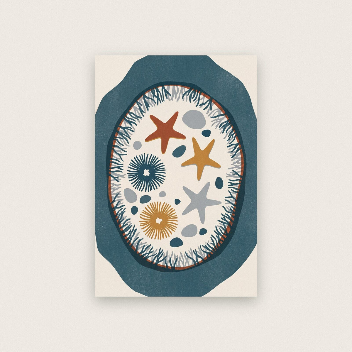 Rockpool Tide Coastal Art Print