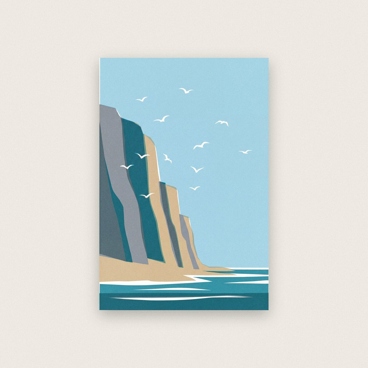 Cliffs Tide Coastal Art Print