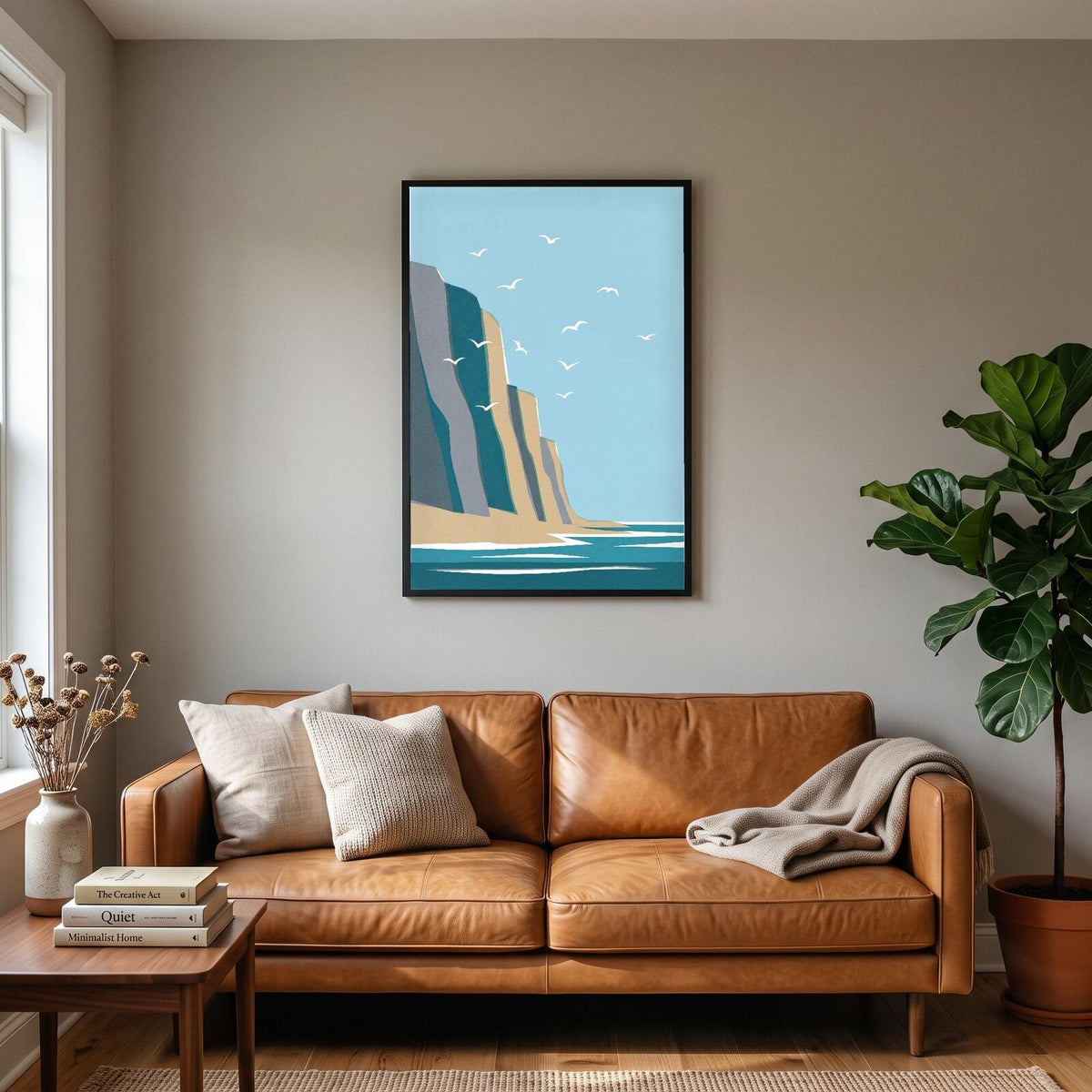 Cliffs Tide Coastal Art Print