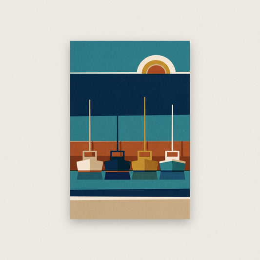 Harbour Tide Coastal Art Print
