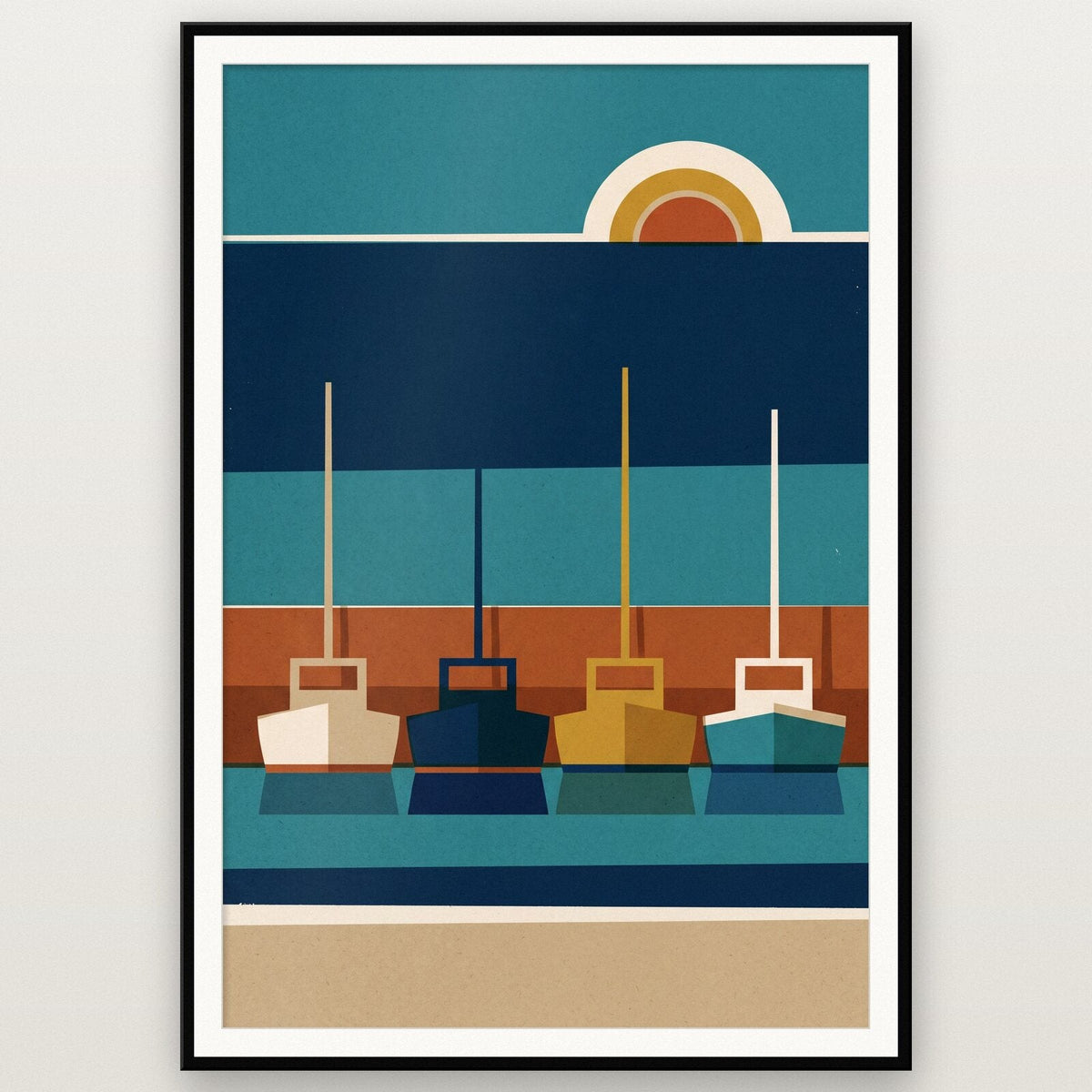 Harbour Tide Coastal Art Print