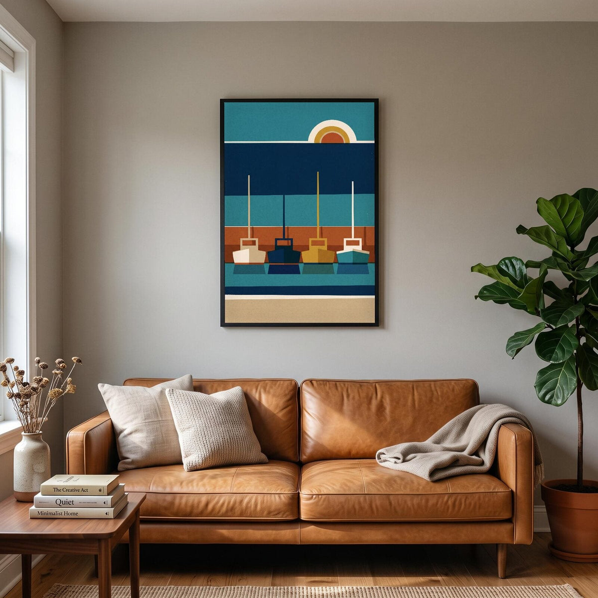 Harbour Tide Coastal Art Print