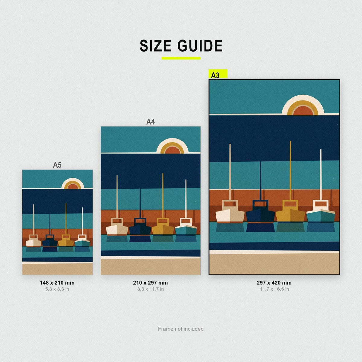Harbour Tide Coastal Art Print