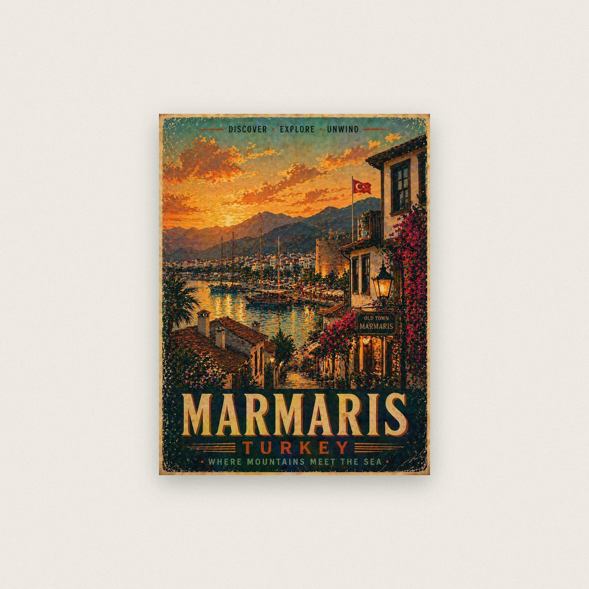 Marmaris Travel Poster