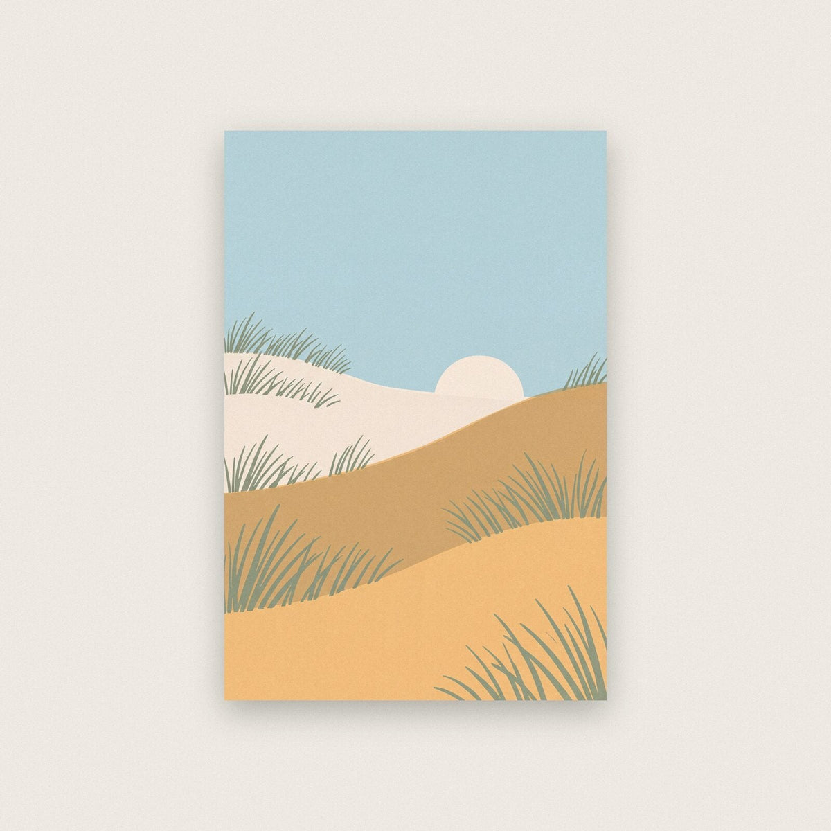 Dunes Tide Coastal Art Print
