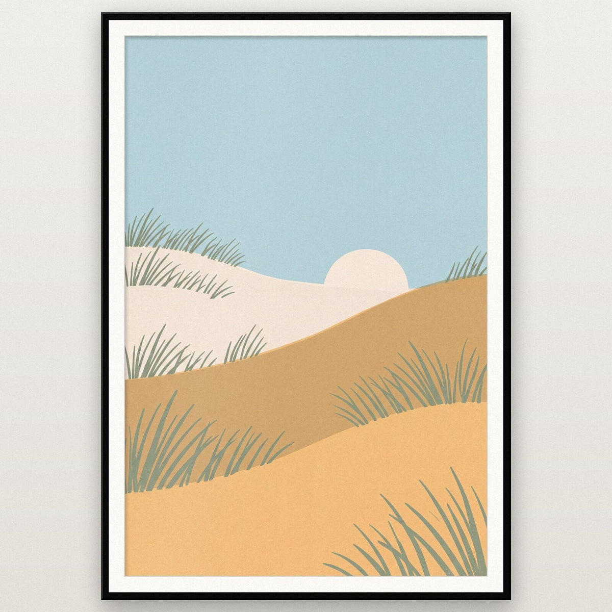 Dunes Tide Coastal Art Print