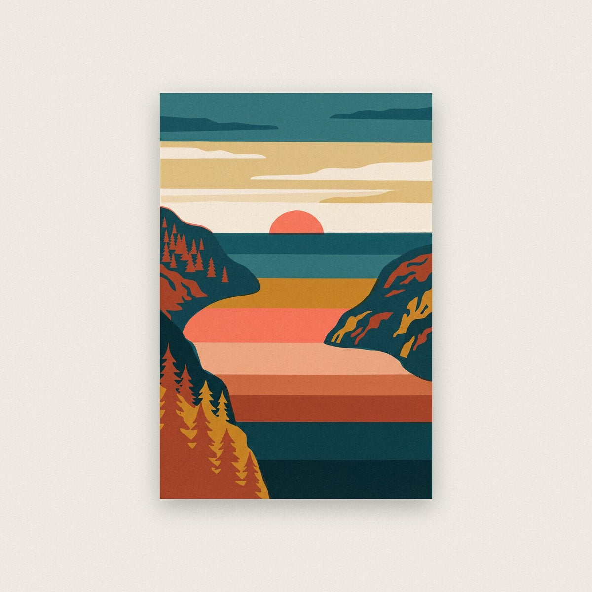 Bay Tide Coastal Art Print