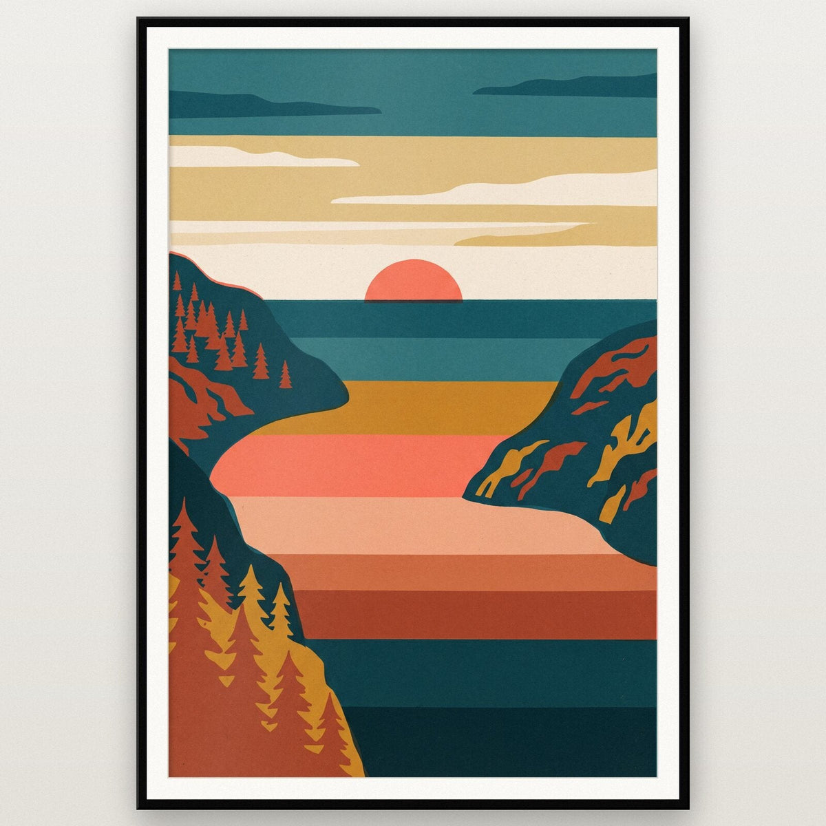Bay Tide Coastal Art Print