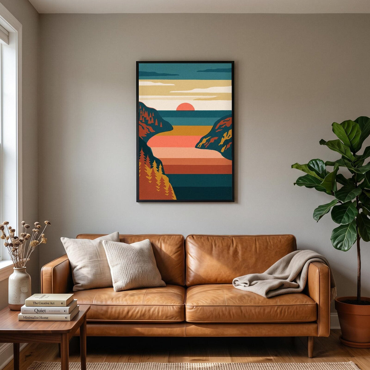Bay Tide Coastal Art Print