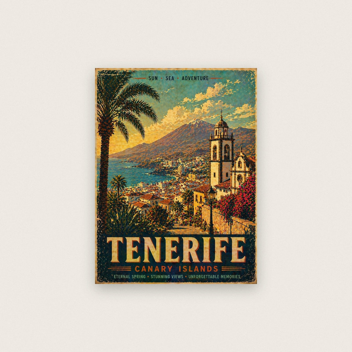 Tenerife Travel Poster