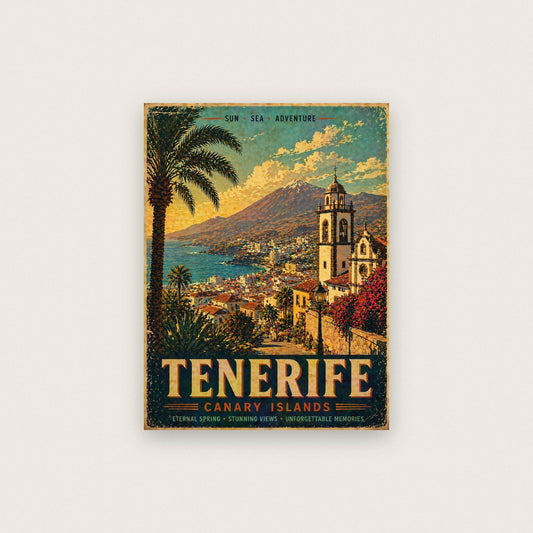 Tenerife Travel Poster