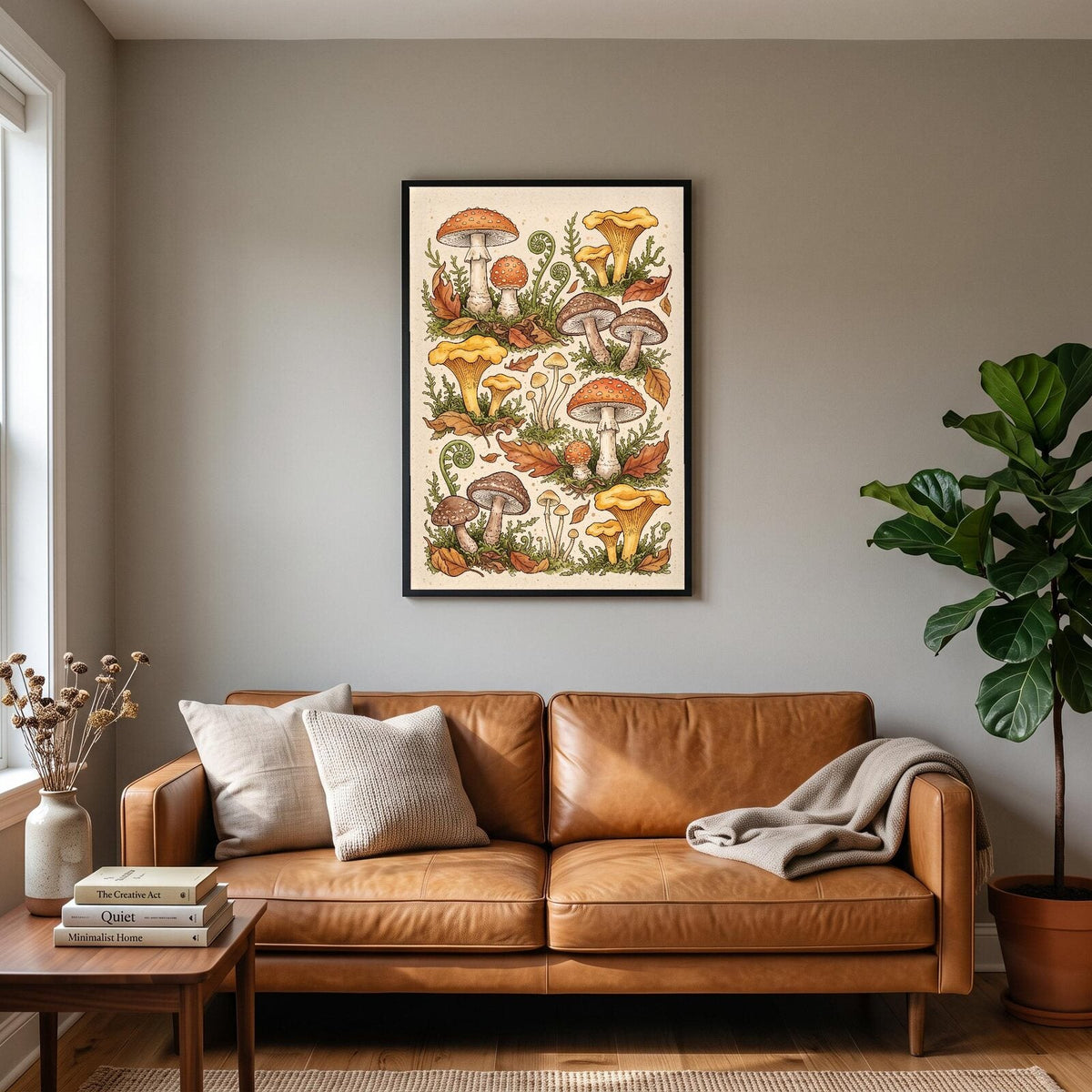 Bracket Fungi Fungi Mushroom Art Print