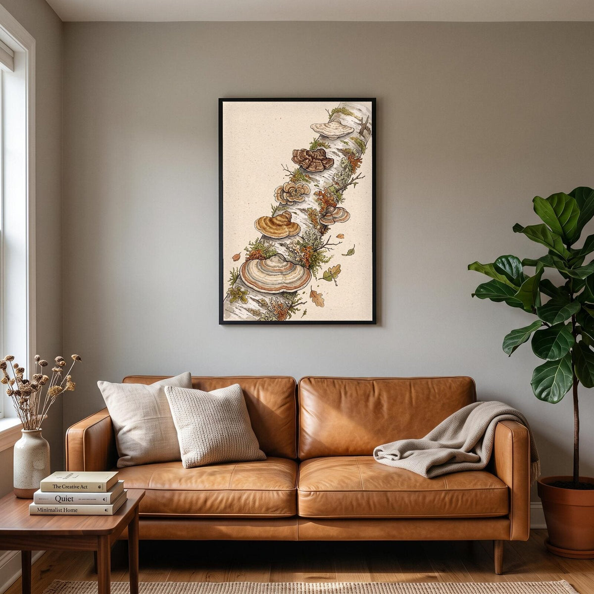 Puffballs Fungi Mushroom Art Print