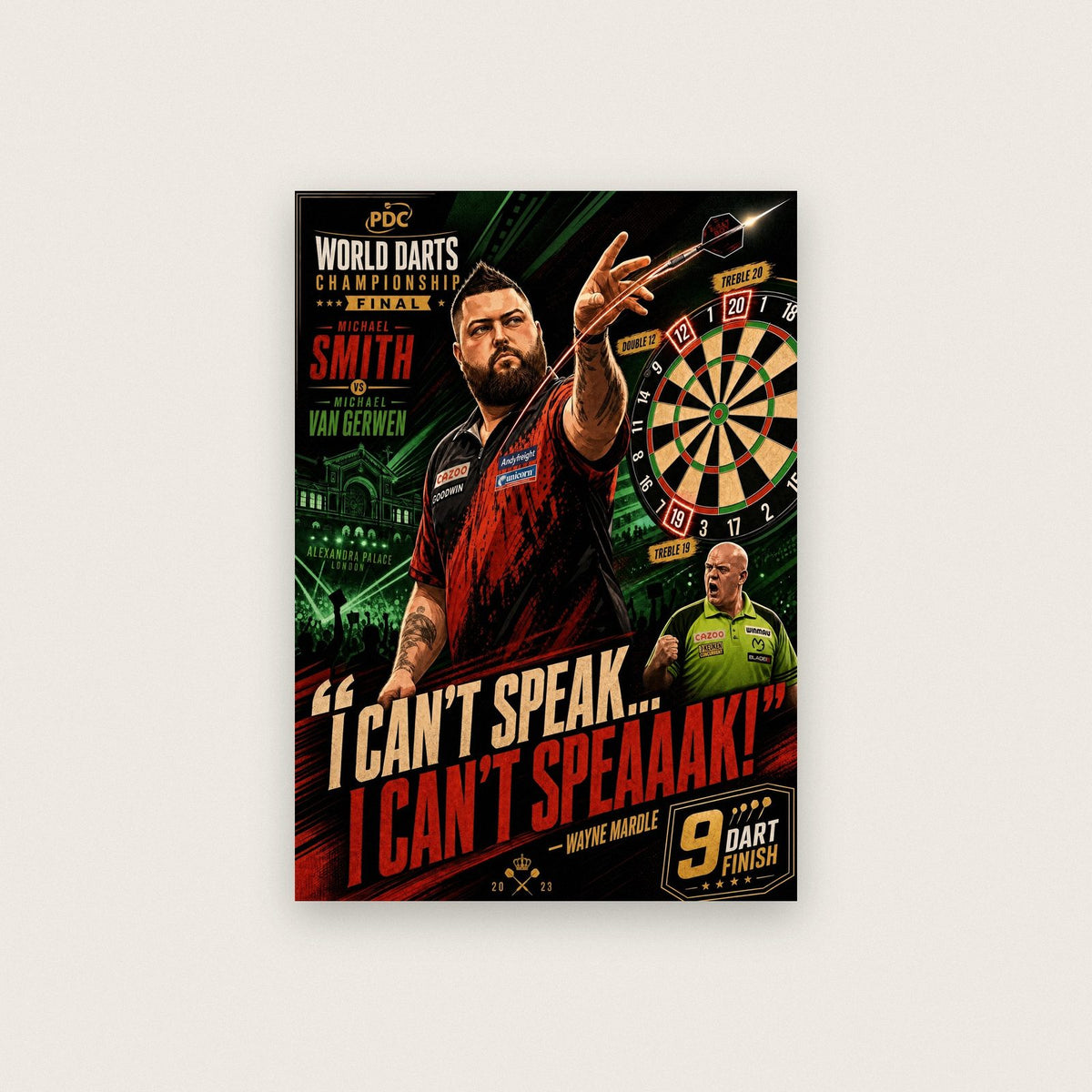 Wayne Mardle Darts Print