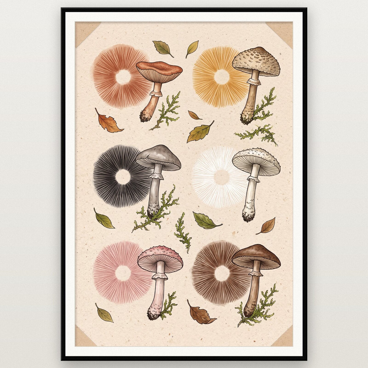 Amanita Fungi Mushroom Art Print
