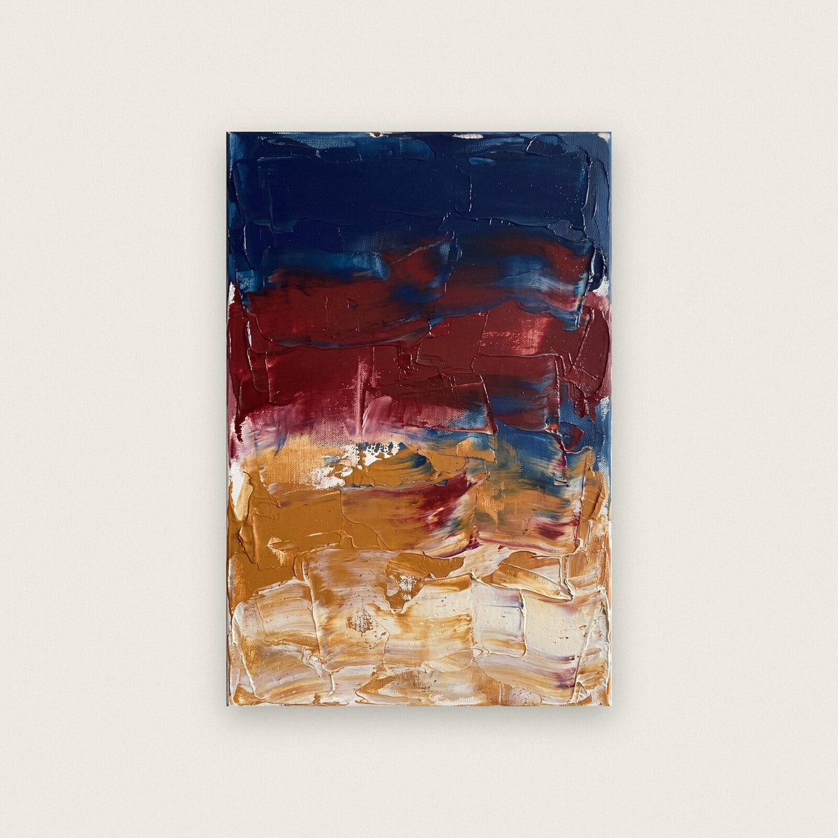 Field Pigment Abstract Art Print
