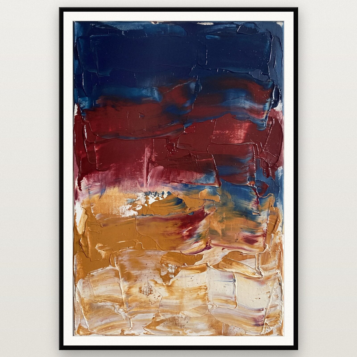 Field Pigment Abstract Art Print
