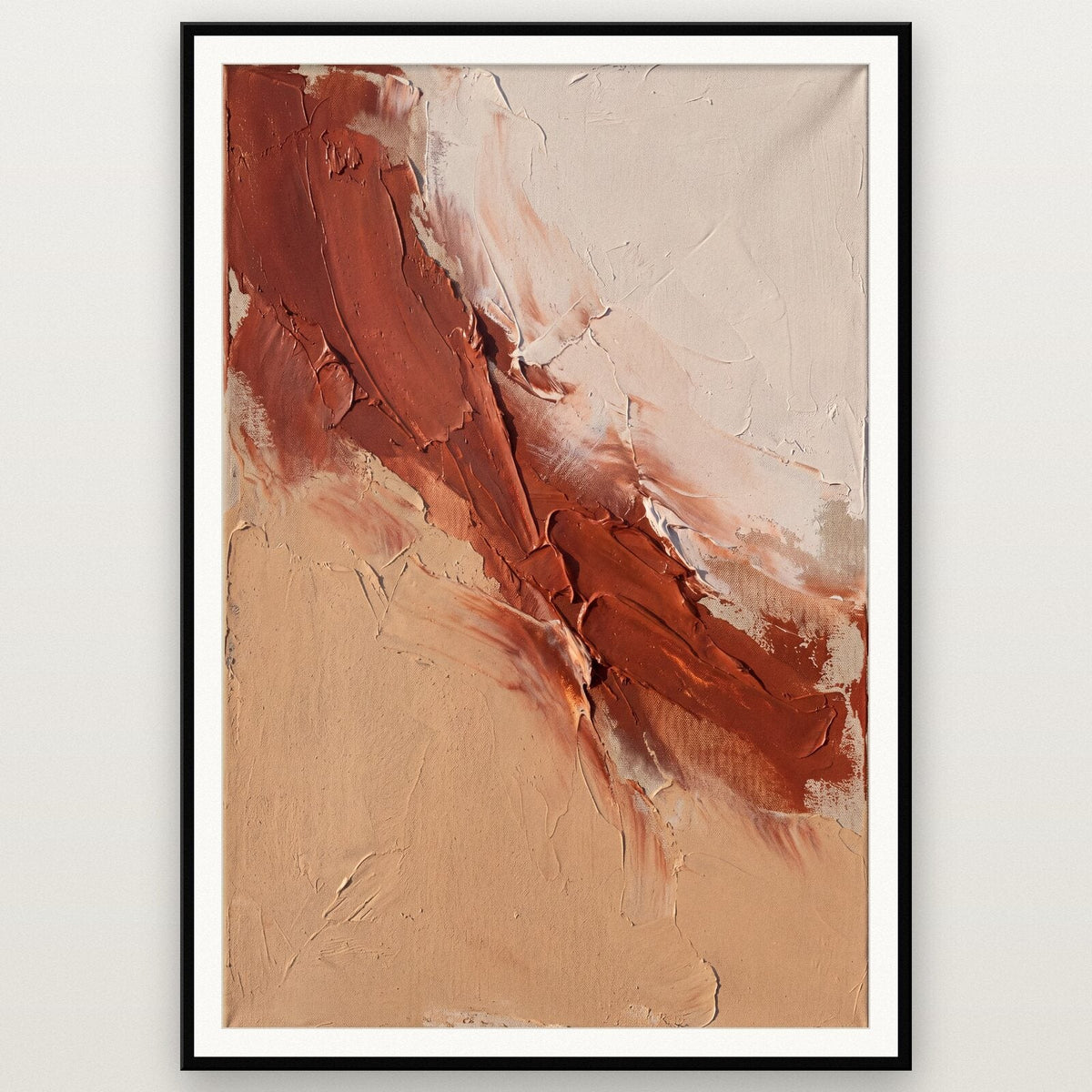 Sweep Pigment Abstract Art Print