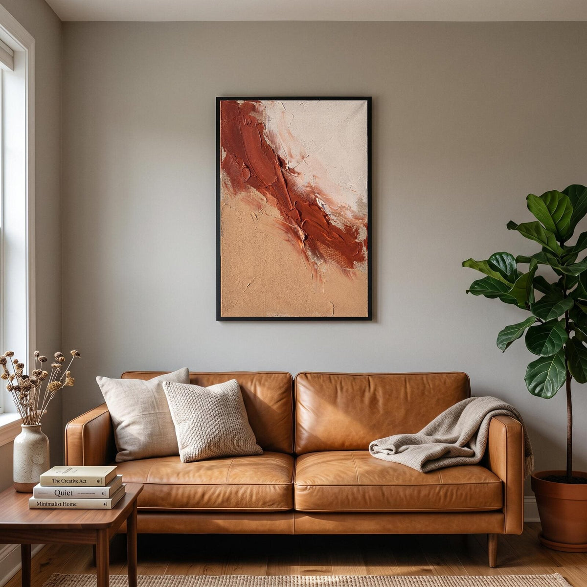 Sweep Pigment Abstract Art Print