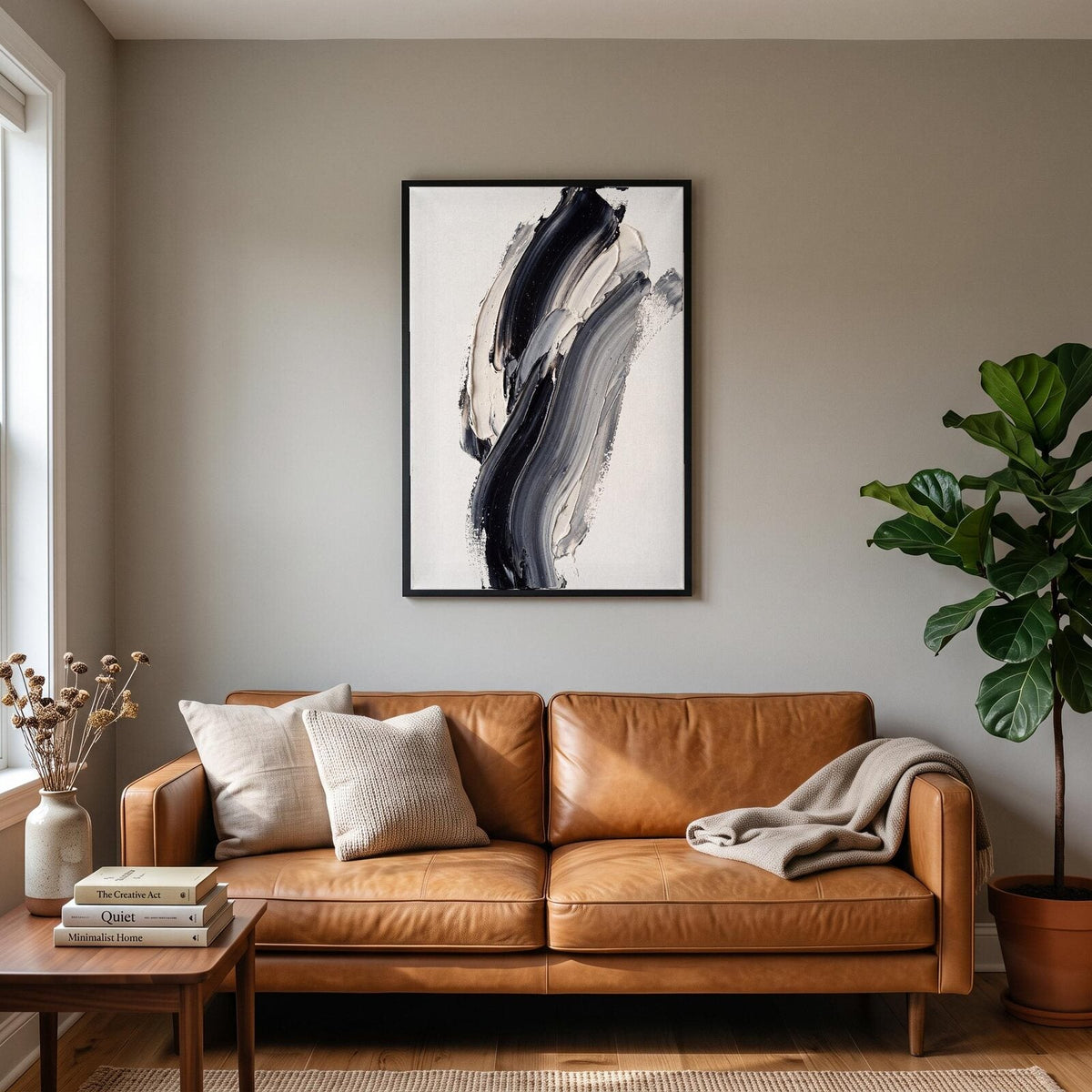 Gesture Pigment Abstract Art Print