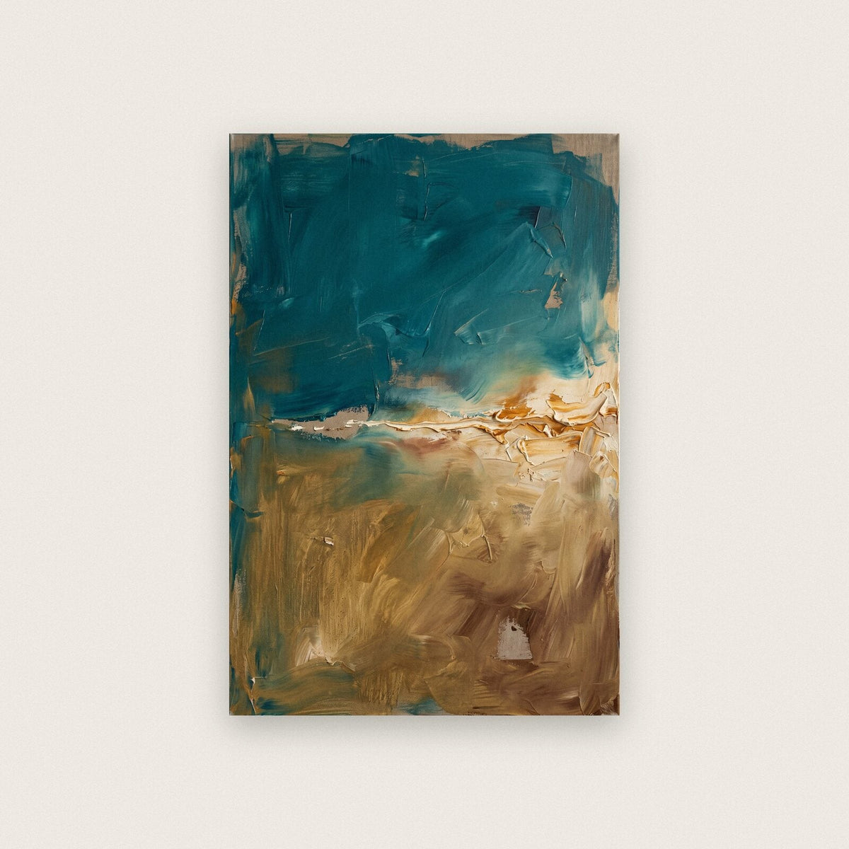 Horizon Pigment Abstract Art Print