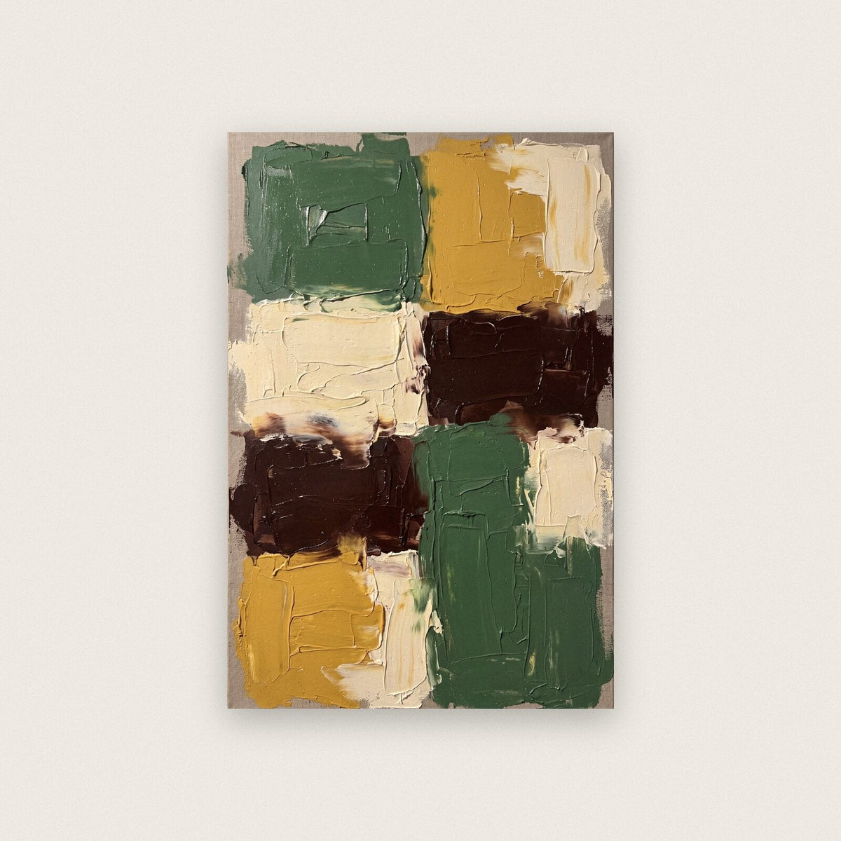 Block Pigment Abstract Art Print
