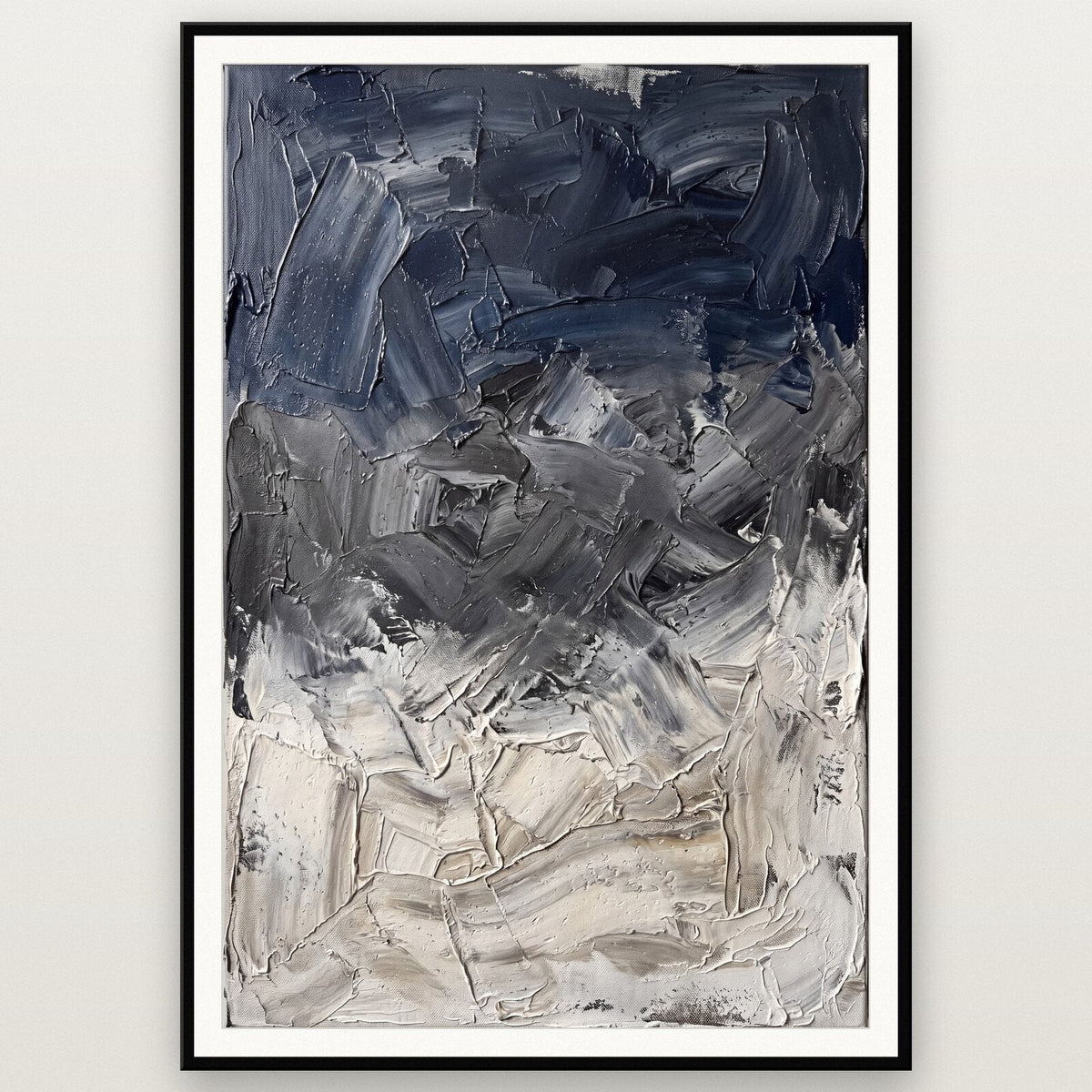 Storm Pigment Abstract Art Print