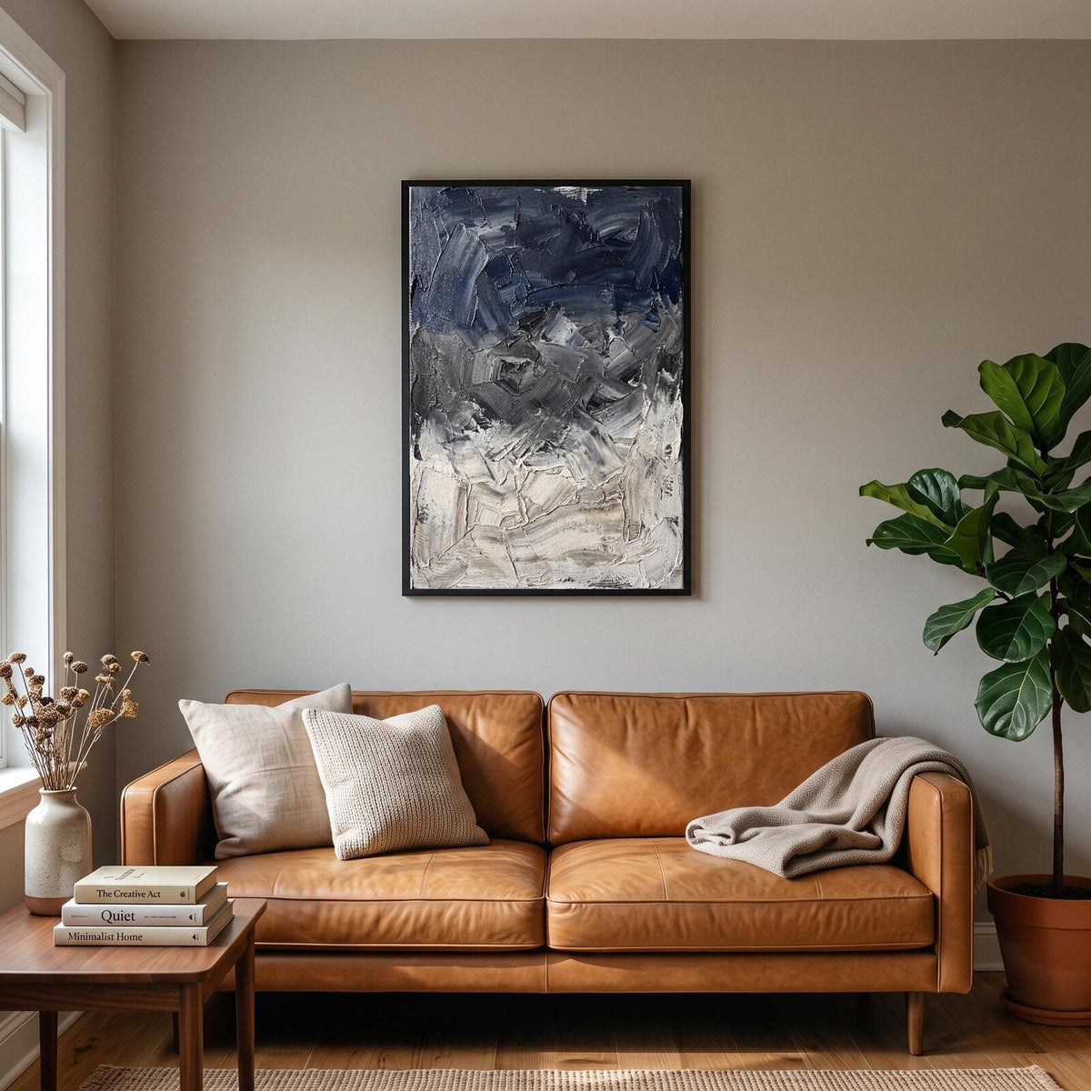 Storm Pigment Abstract Art Print