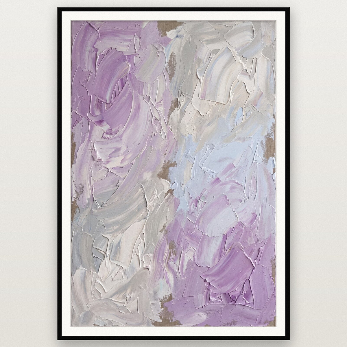 Mist Pigment Abstract Art Print