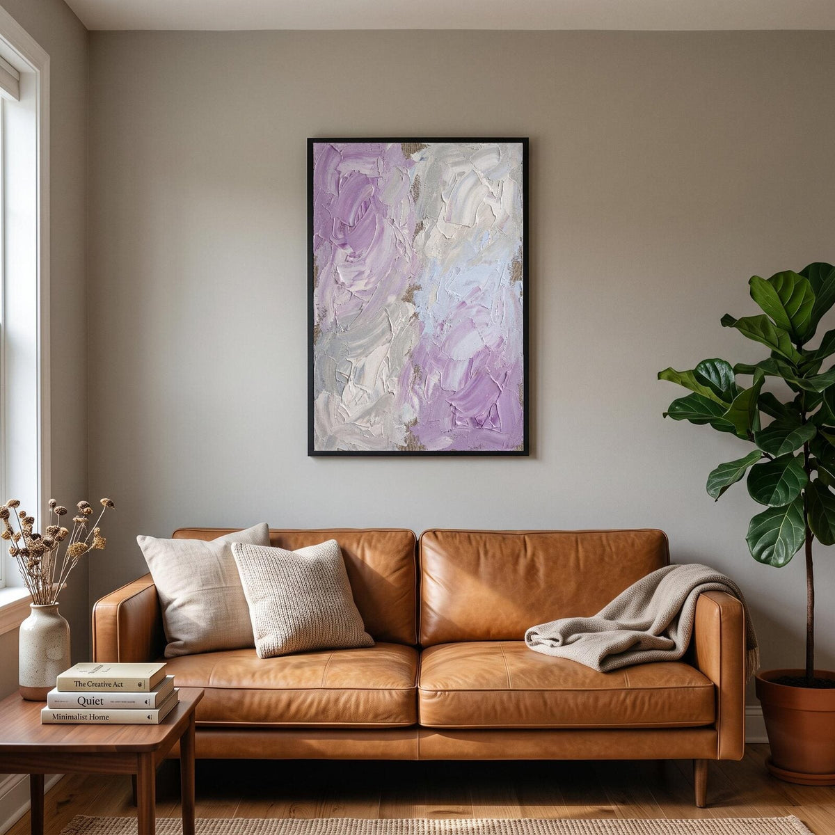 Mist Pigment Abstract Art Print