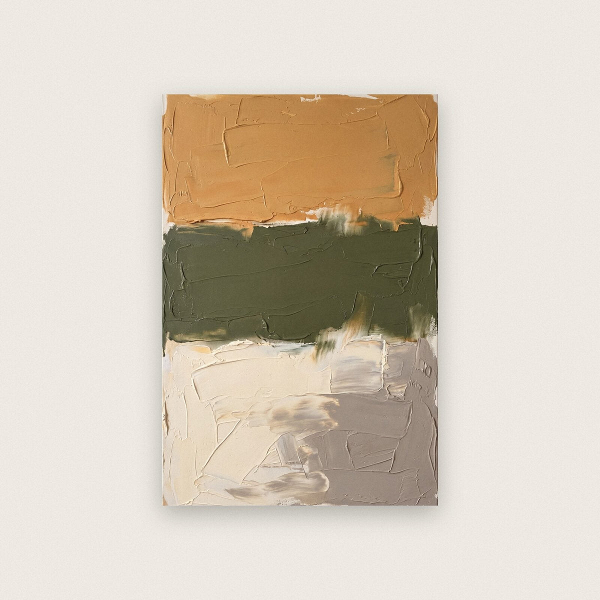 Calm Pigment Abstract Art Print
