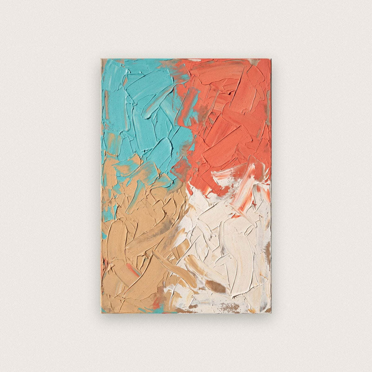 Bright Pigment Abstract Art Print