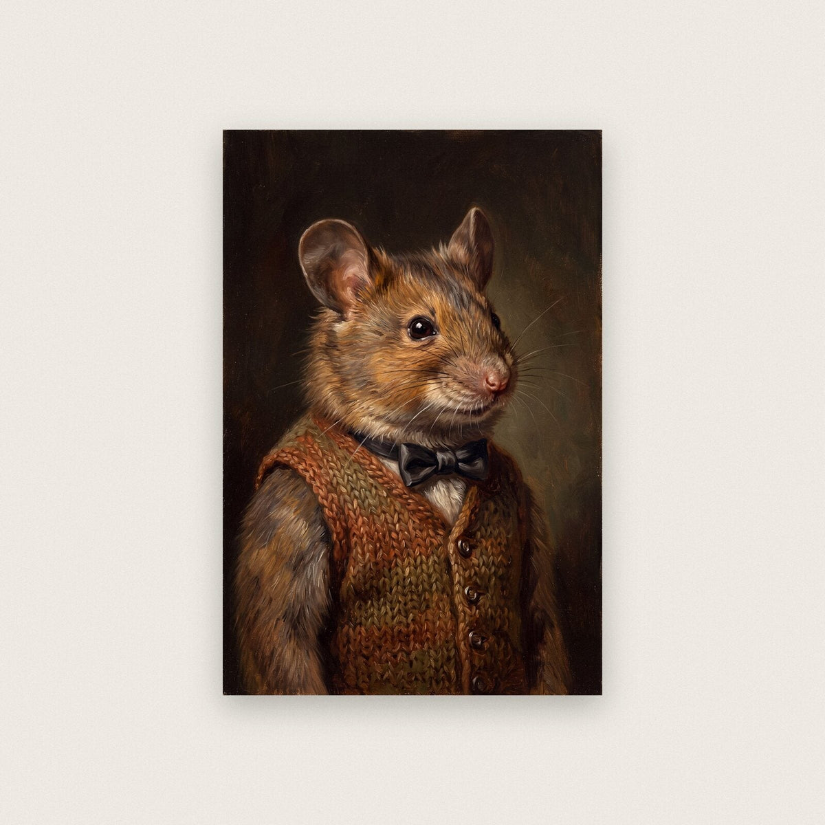 Mouse The Gentry Animal Portrait Art Print